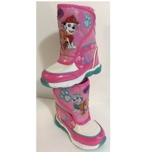 Paw Patrol Toddler Girls Boots Pink Size 8 New